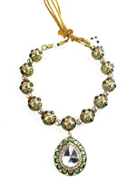 Load image into Gallery viewer, Green Necklace | Kundan Necklace
