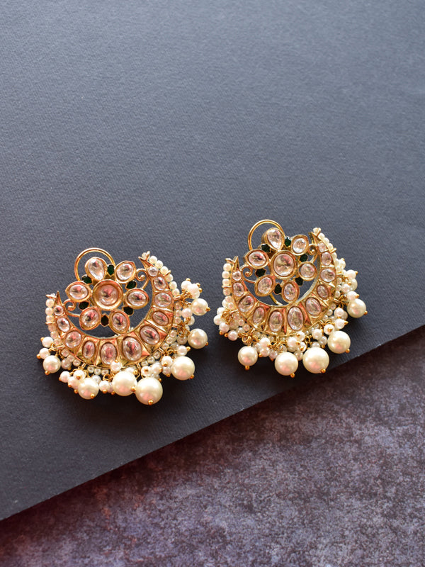 Kundan Pearl Earrings