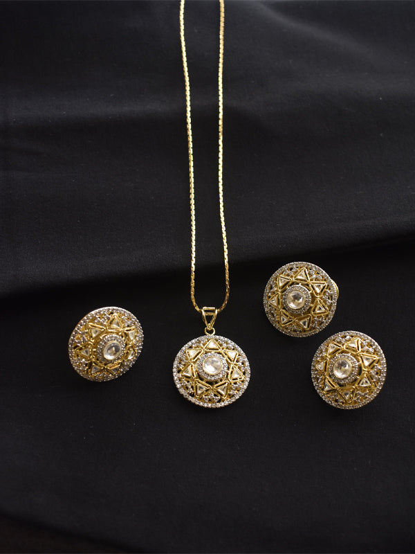 Kundan Pendant Set