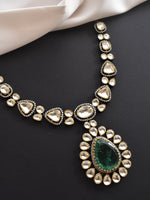 Load image into Gallery viewer, Kundan Set Green
