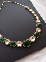 Load image into Gallery viewer, Kundan Set Green
