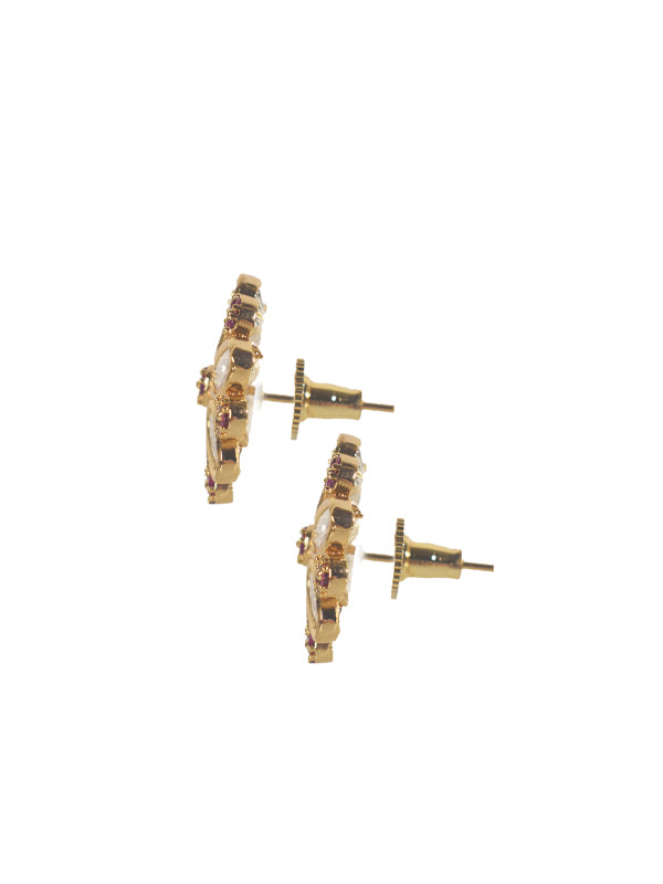 Kundan Stud | Red Stud