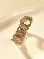 Load image into Gallery viewer, Indo-Western Bracelet with Colourful fancy Stones
