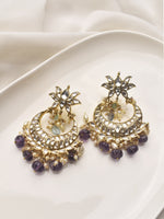 Load image into Gallery viewer, Kundan Chandbali Earrings..
