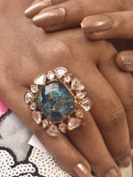 Load image into Gallery viewer, Kundan Finger Ring
