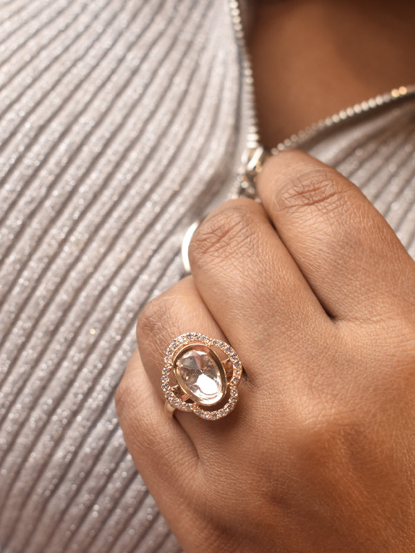 Kundan Finger Ring