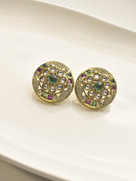 Load image into Gallery viewer, Kundan Stud | Multi Color Studs
