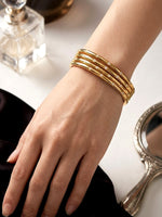 Load image into Gallery viewer, Lightweight Golden Churi Set for Women
