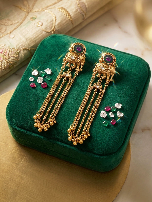 Long Kashmiri Jhumka