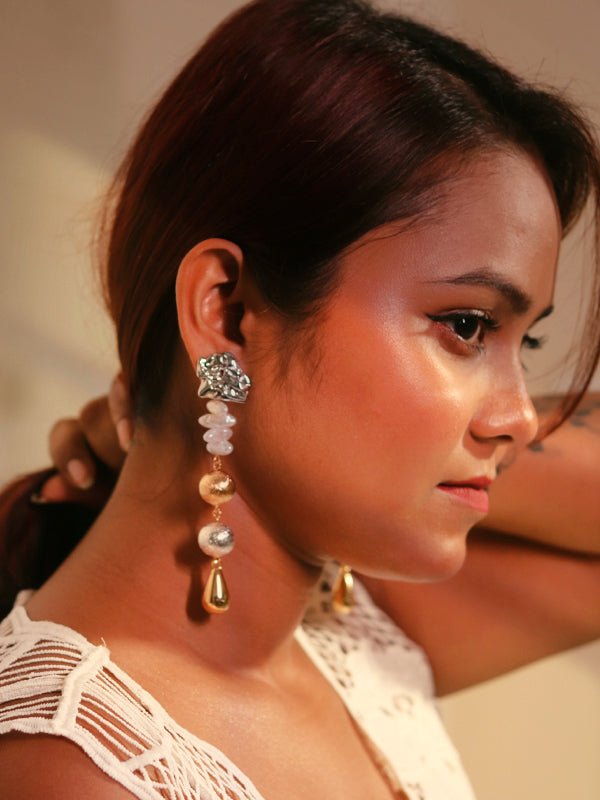 Long Anti tarnish Earring.