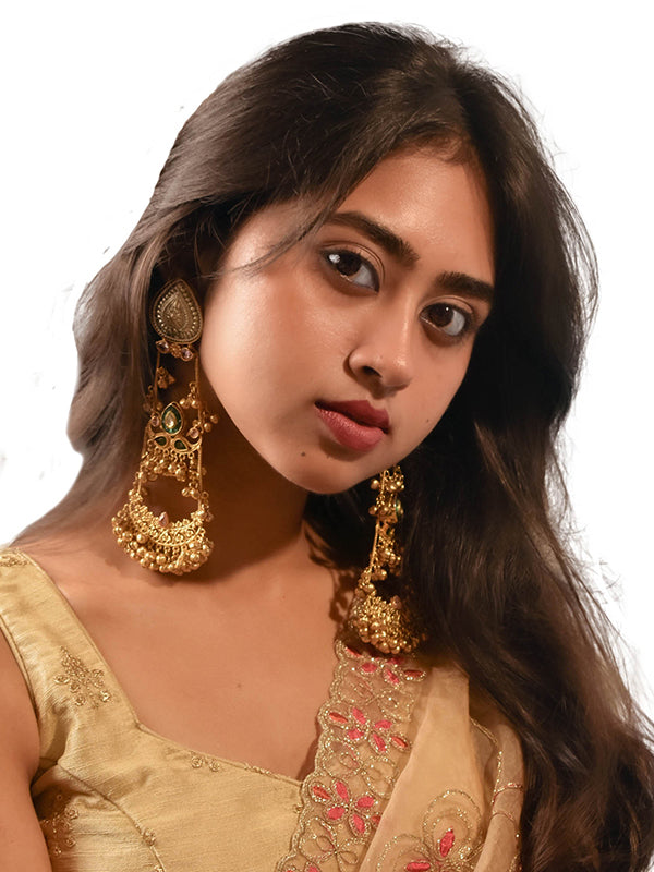 Long Kashmiri Jhumka | Modern Long drop design Earring