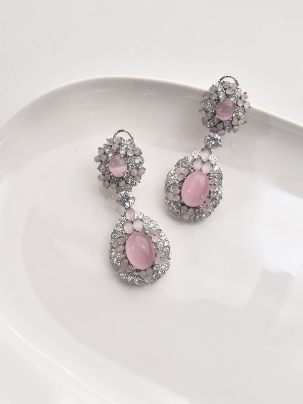  Long Earring with AD Stone