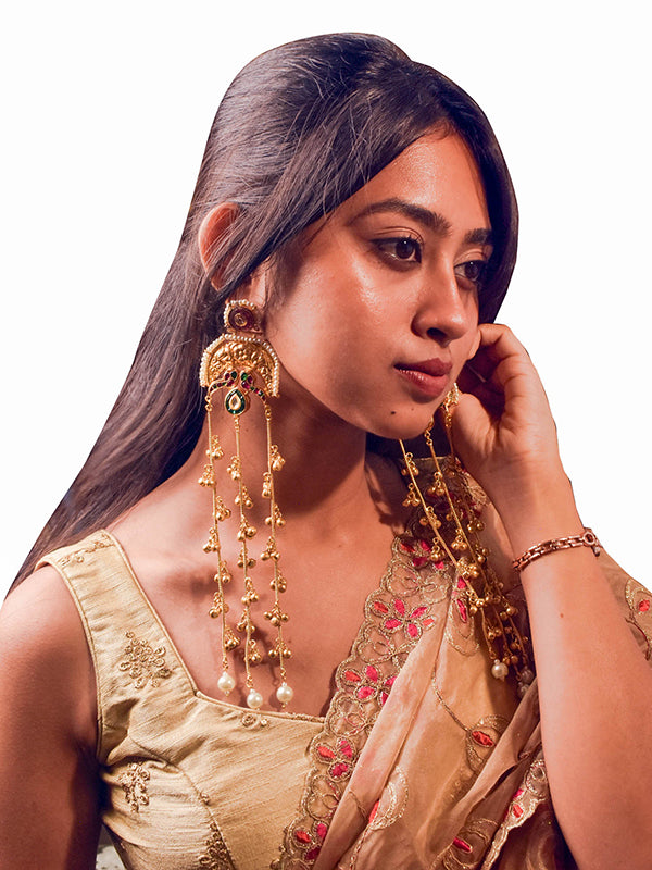 Long Kashmiri Jhumka