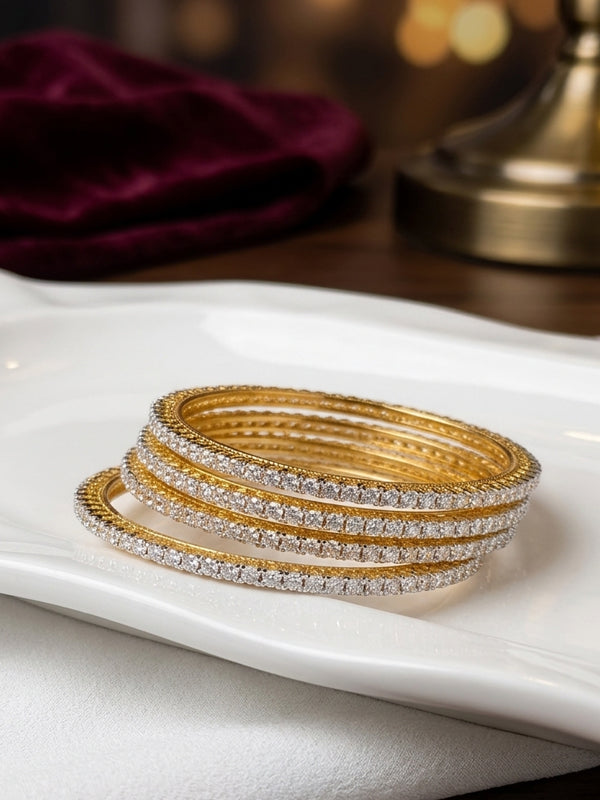Lightweight Golden Churi Set for Women