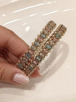 Load image into Gallery viewer, Majestic Hue Multi-Color Bangle Set 
