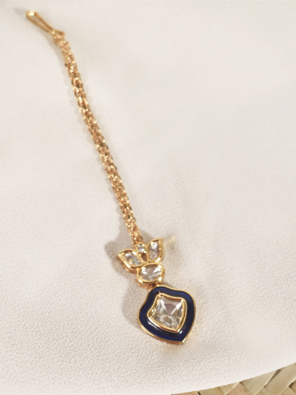 Blue Necklace Set | Kundan Necklace Set