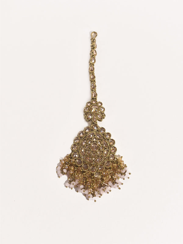 Mehandi Polish Necklace Set | Kundan Necklace Set