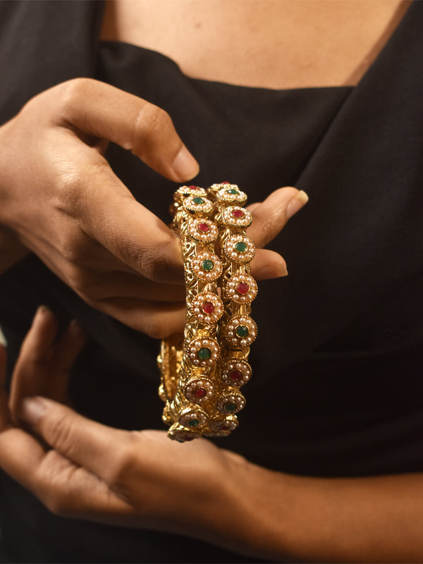 Multi Color Bangles | Beaded Bangle