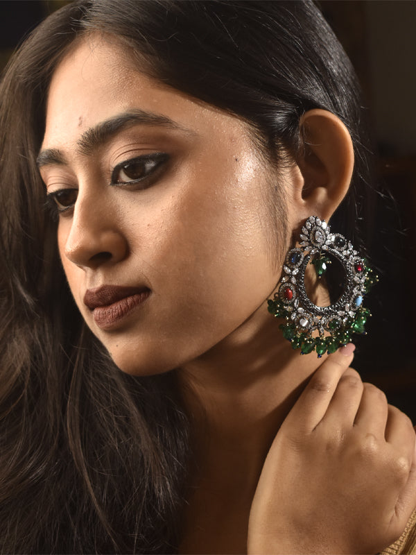 Multi_Colour_Stone_Earrings