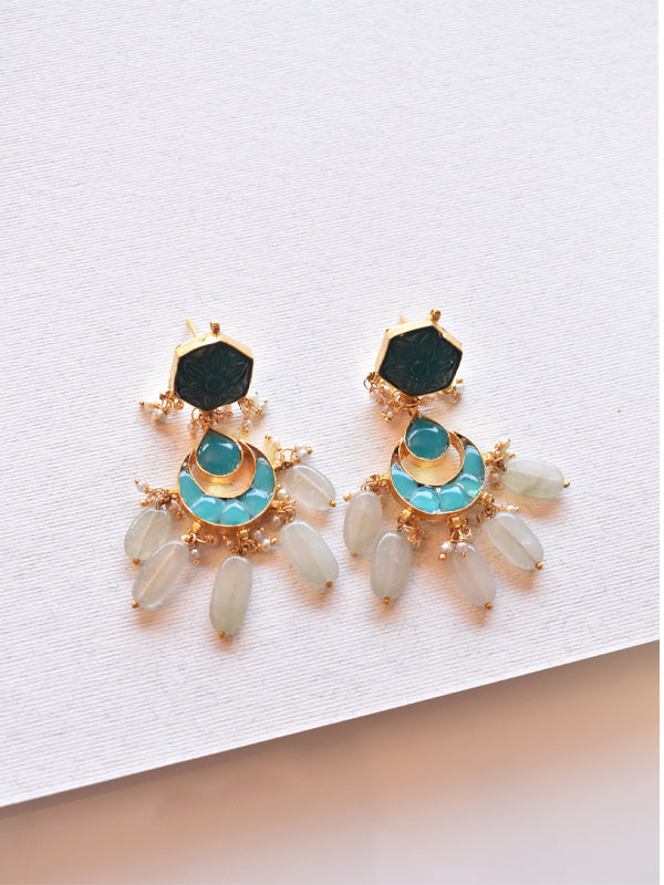 Multicolor Stone Earrings