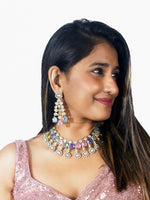 Load image into Gallery viewer, Multicolored Gemstones and Kundan

