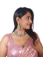 Load image into Gallery viewer, Multicolored Gemstones and Kundan
