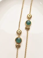 Load image into Gallery viewer, Necklace with Red and Green Accents 
