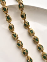 Load image into Gallery viewer,  Oval Stone Golden Necklace Set
