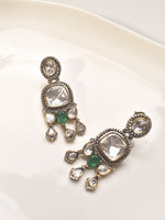 Load image into Gallery viewer, Pair of ornate earrings with gemstones 
