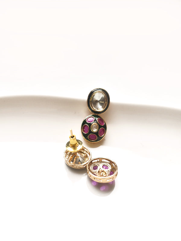 Pair of  purple earrings 