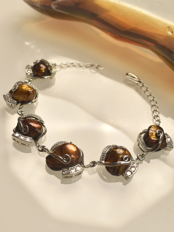 Brown Pearl | Pearl Bracelet