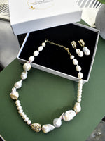 Load image into Gallery viewer, Pearl Necklace Set | Pearl Set
