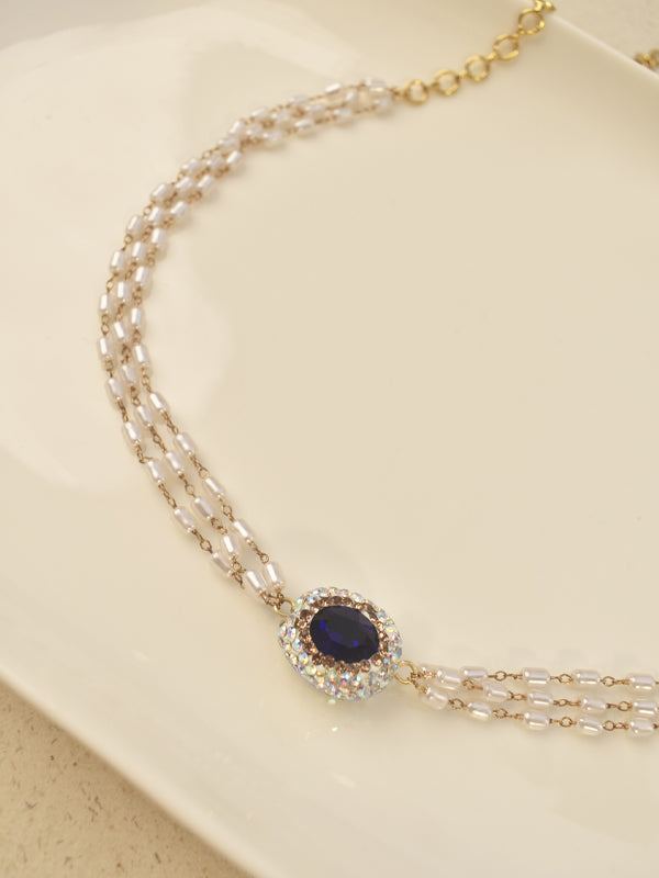Pearl Chain Nacklace Set