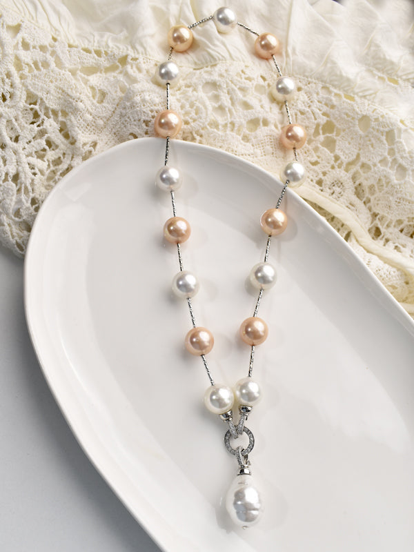 Pearl Necklace | Long Pearl Necklace