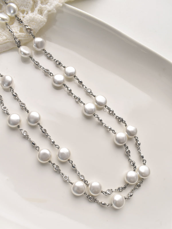 Pearl Necklace | White Pearl Necklace