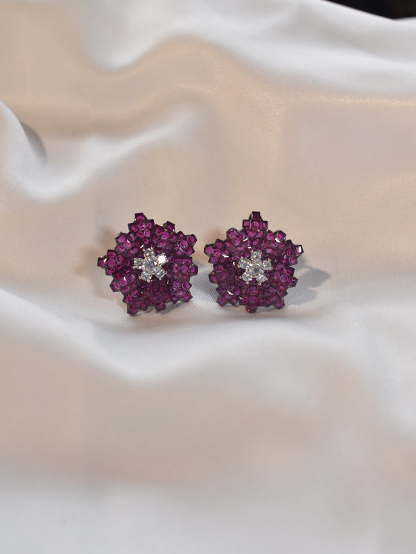 Pink Ad Earrings