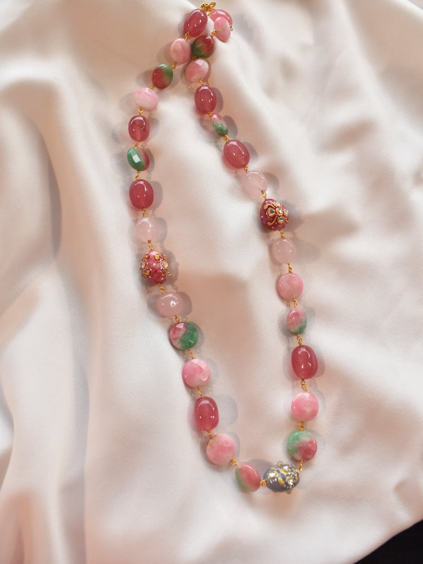 Pink Beads Necklace