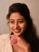 Load image into Gallery viewer, Pink Finger Ring
