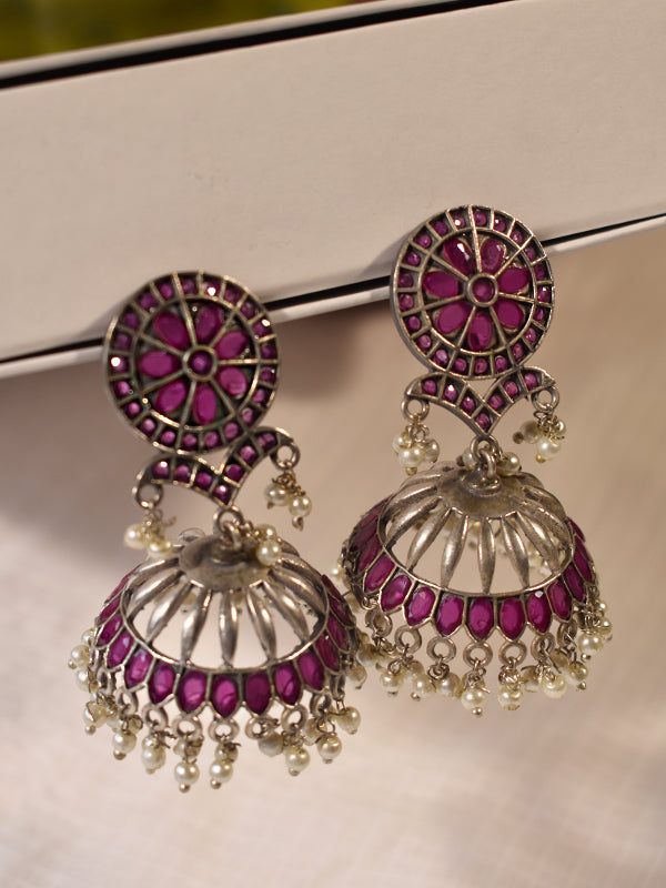 Pink Jhumka