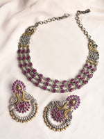 Load image into Gallery viewer, Pink Necklace Set
