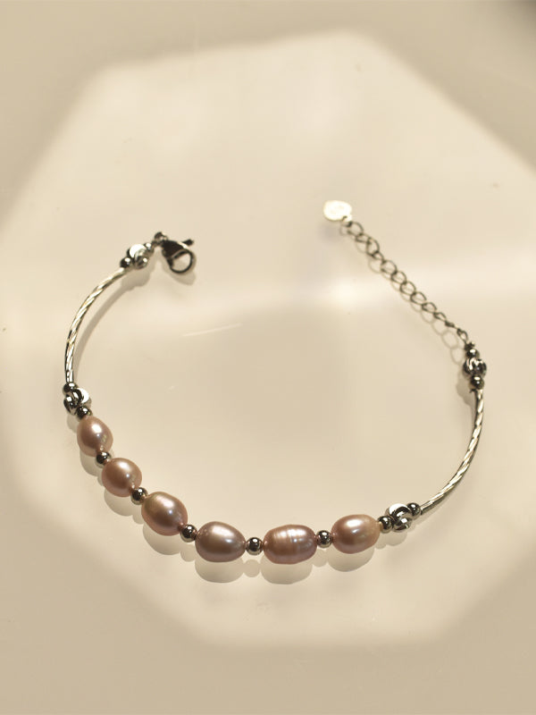 Pink Pearl Bracelet