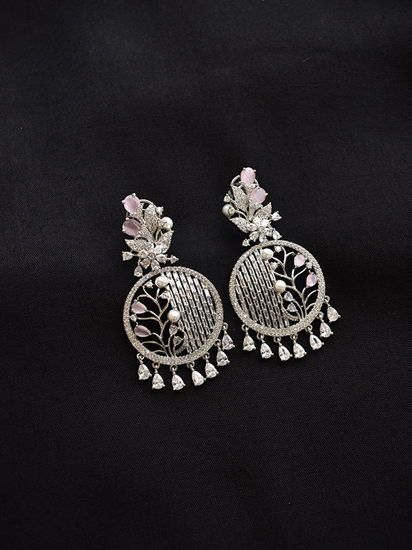 Pink Stone Earring