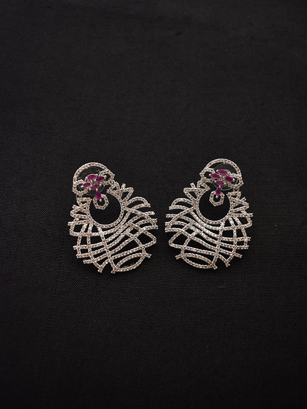 Pink Stone Earring