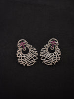 Load image into Gallery viewer, Pink Stone Earring
