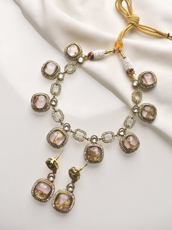 Pink Stone Necklace