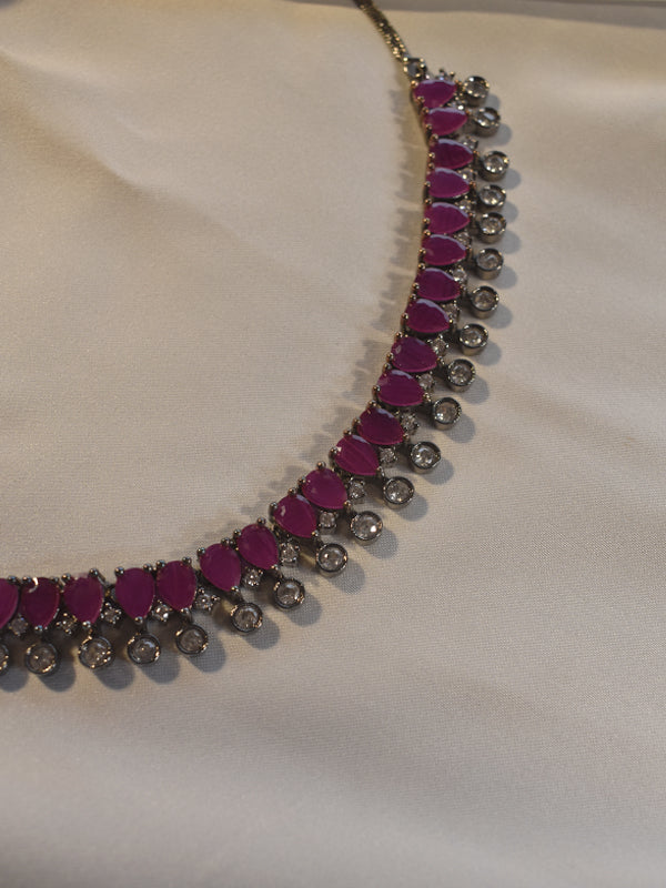 Pink Stone Necklace