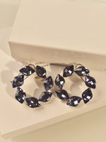 Load image into Gallery viewer, Purple Stone Earrings
