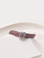 Load image into Gallery viewer, Purple Bracelet with a Square Gemstone 
