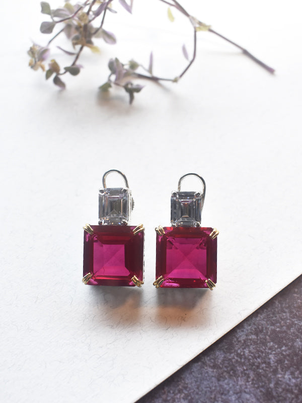 Red Stone Earring