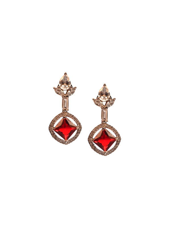 Red Stone Earring